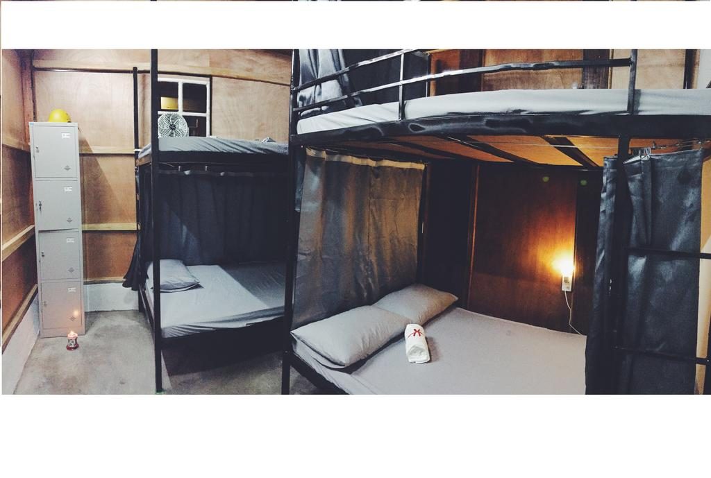 Giường nghỉ ở Jasmine Hostel đêm đầu tiên đến Hà Giang